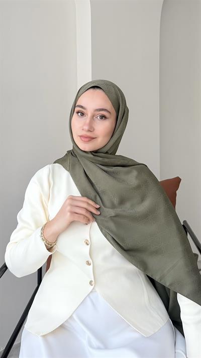 Dalya İpeksi Jakar Şal - Soft Yeşil