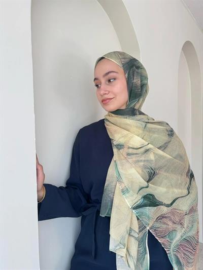 EBRU COMFORT ŞAL - Lime