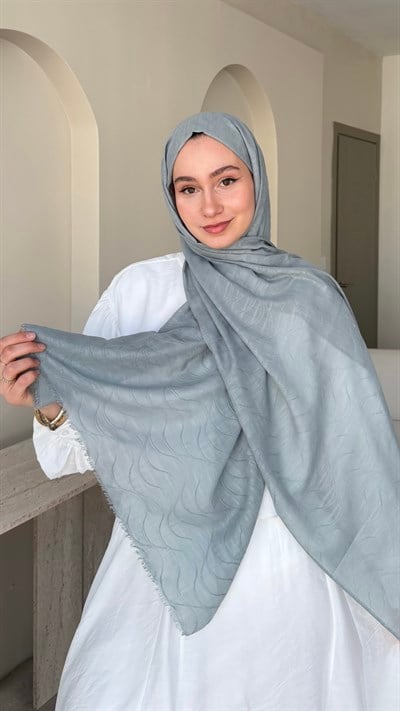 Esle Comfort Şal - Blue Gri