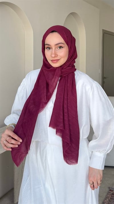 Esle Comfort Şal - Vişne Çürüğü
