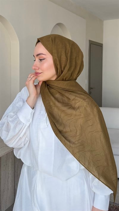 Esle Comfort Şal - Yağ Yeşili