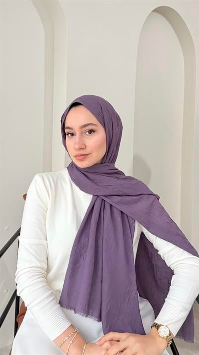Leila Modal Pamuk Şal - Lavanta