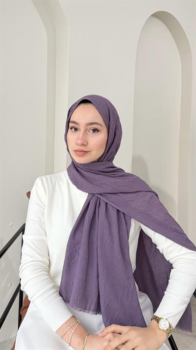 Leila Modal Pamuk Şal - Lavanta