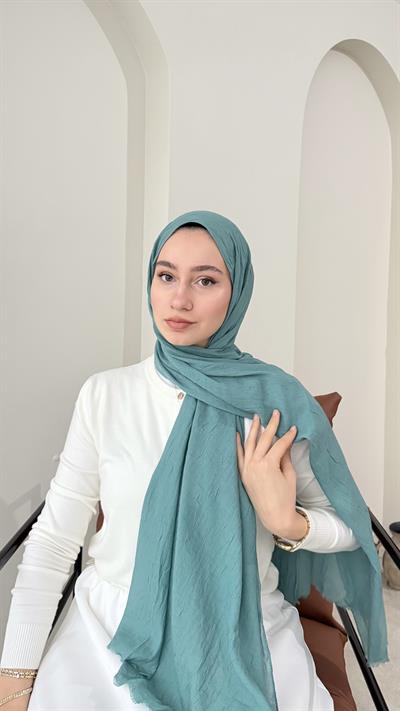 Leila Modal Pamuk Şal - Mint Yeşili