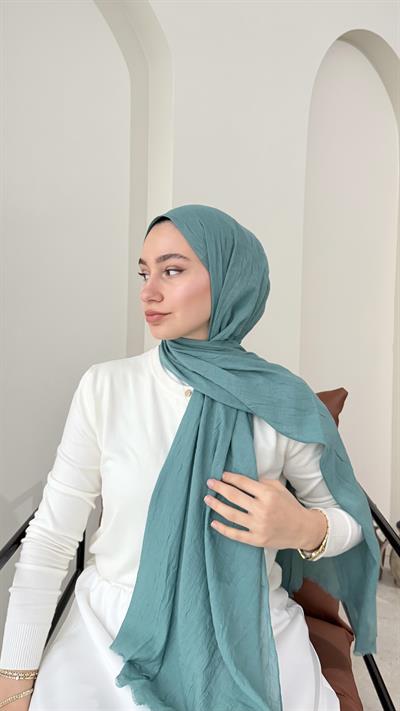 Leila Modal Pamuk Şal - Mint Yeşili