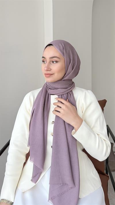 Lesa Kaşmir Viscon Şal - Lila