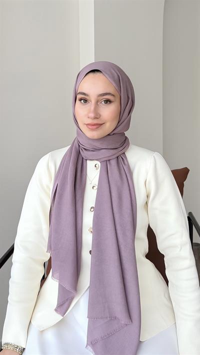 Lesa Kaşmir Viscon Şal - Lila