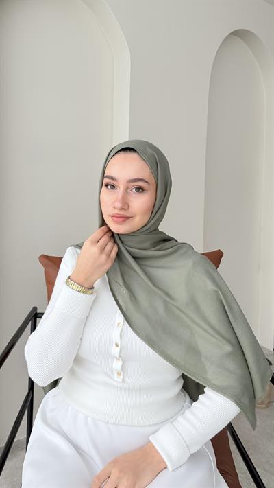 Lesa Kaşmir Viscon Şal - Soft Yeşil