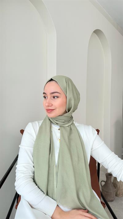Lesa Kaşmir Viscon Şal - Su Yeşili