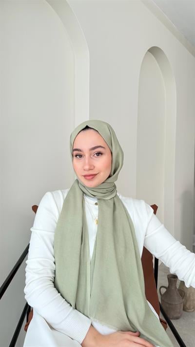 Lesa Kaşmir Viscon Şal - Su Yeşili