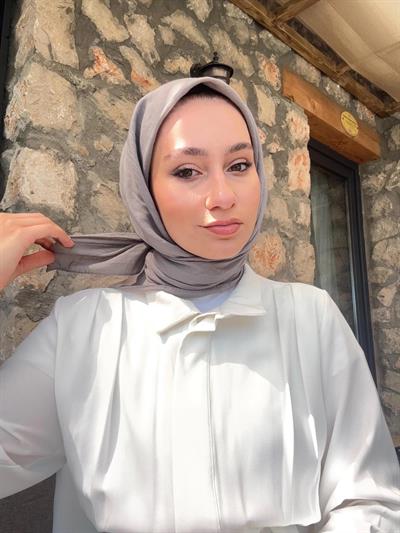 Lora Pamuk Eşarp - Gri