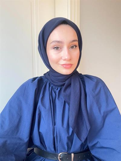 Lora Pamuk Eşarp - Lacivert