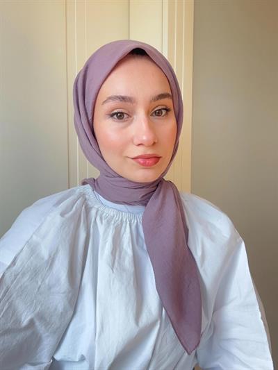 Lora Pamuk Eşarp - Lila