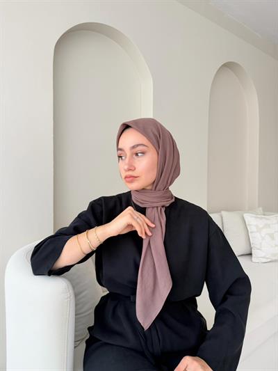 Lora Pamuk Eşarp - Pembemsi Vizon
