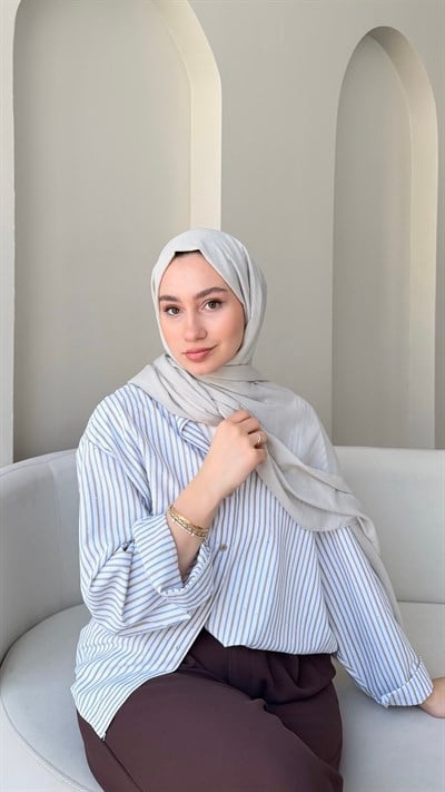 Lora Pamuk Şal - Açık Taş