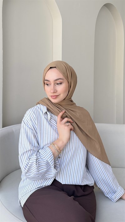 Lora Pamuk Şal - Camel