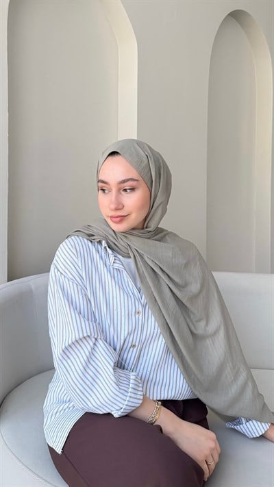 Lora Pamuk Şal - Vizon