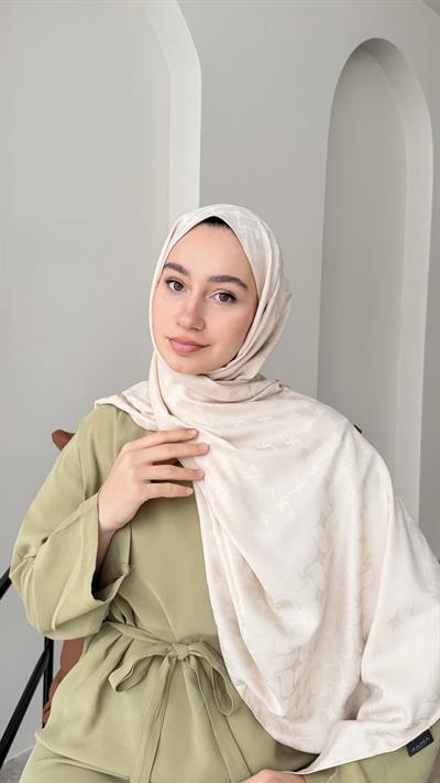 Maral İpeksi Jakar Şal - Bej