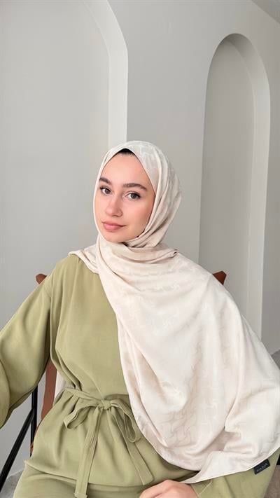 Maral İpeksi Jakar Şal - Bej