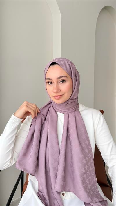 Maral İpeksi Jakar Şal - Lila
