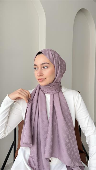 Maral İpeksi Jakar Şal - Lila