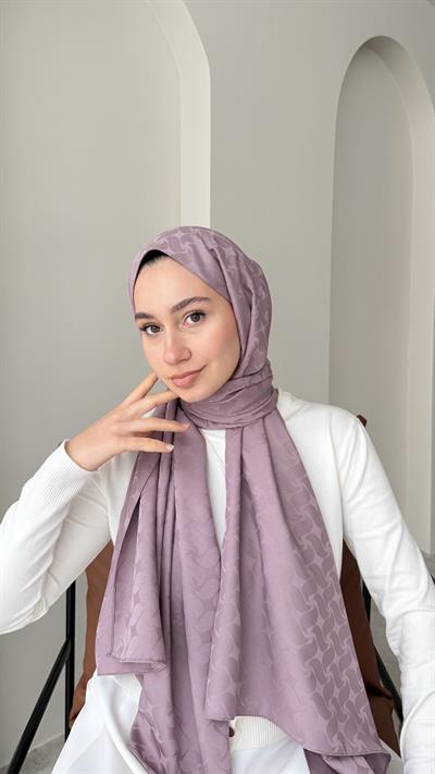 Maral İpeksi Jakar Şal - Lila