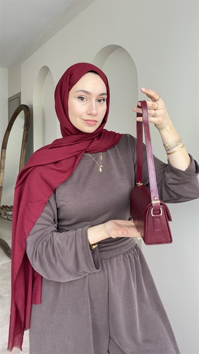 Mirle Omuz Çantası - Bordo