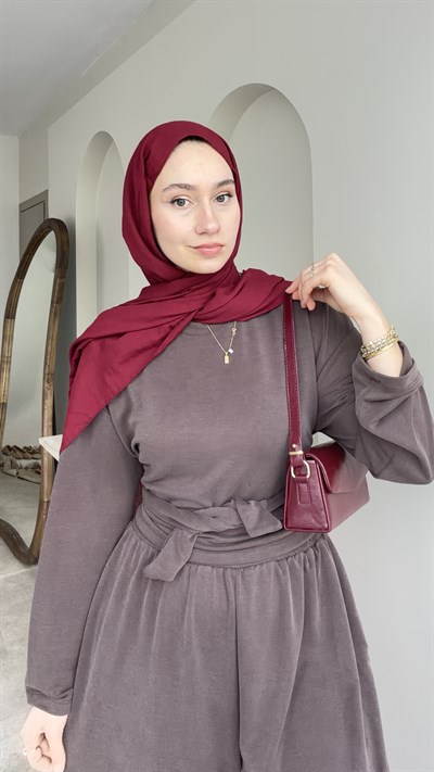 Mirle Omuz Çantası - Bordo