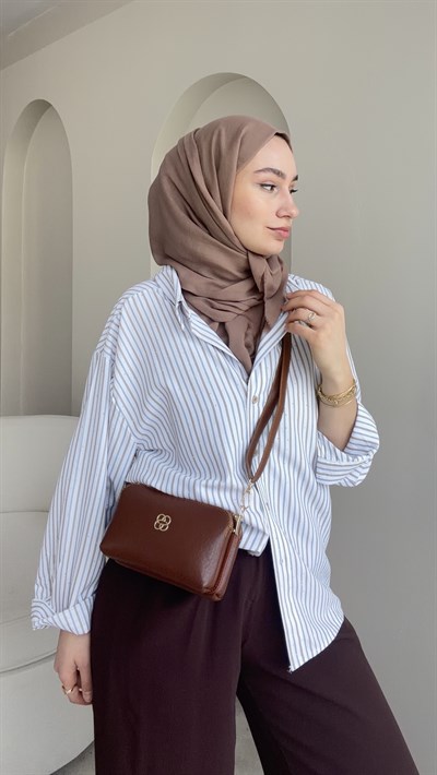 Mona Omuz Çantası - Kahve