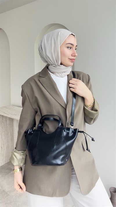 Parla Omuz Çantası - Siyah