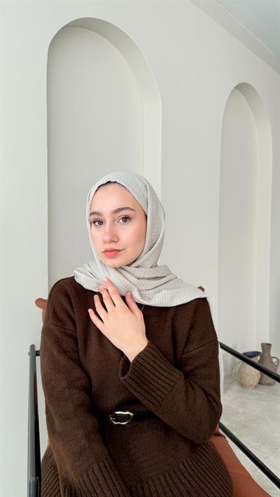 Perla Müslin Şal - Taş