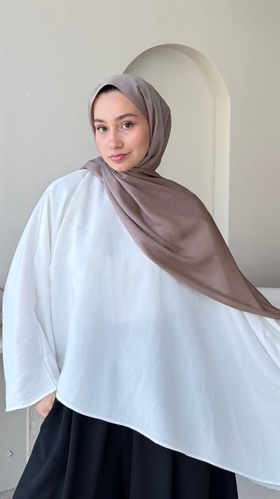 Premium Kristal Janjan Şal - Pembemsi Vizon