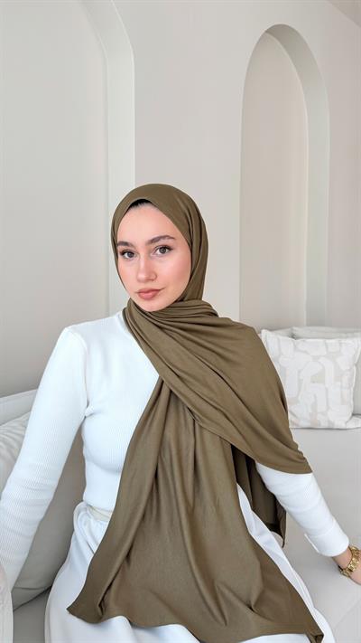 Premium Penye Şal - Koyu Bronz
