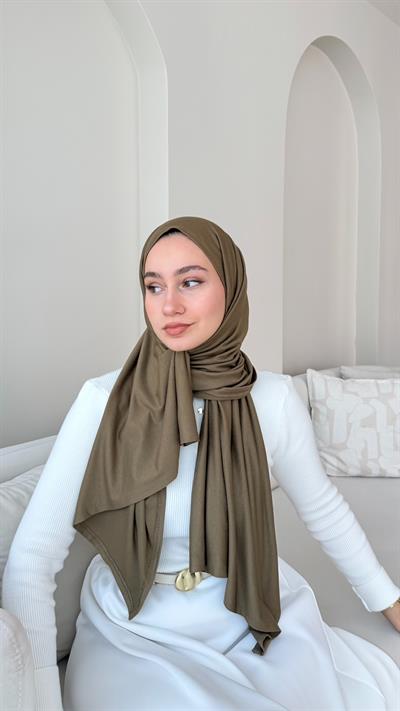 Premium Penye Şal - Koyu Bronz