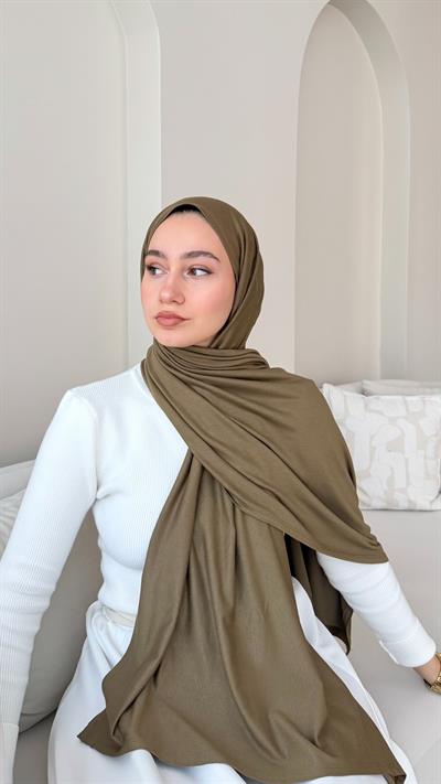 Premium Penye Şal - Koyu Bronz