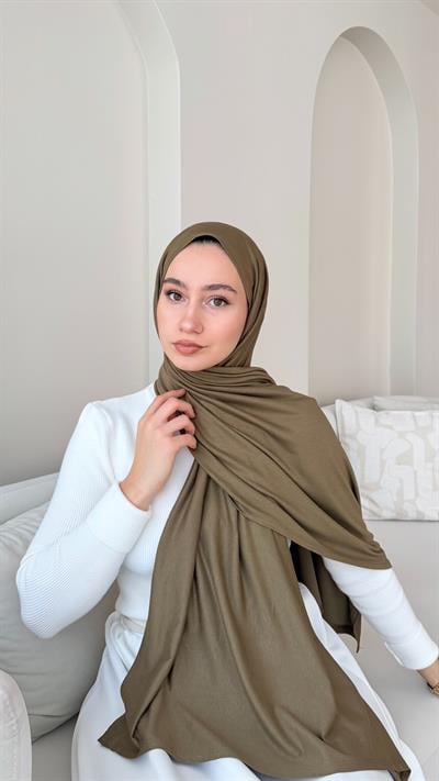 Premium Penye Şal - Koyu Bronz