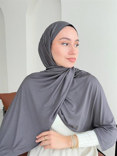 Premium Penye Şal - Koyu Gri