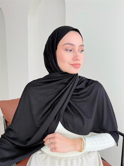 Premium Penye Şal - Siyah