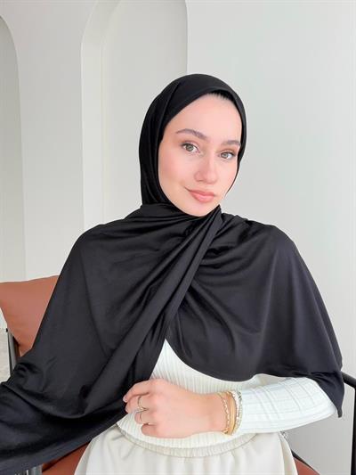 Premium Penye Şal - Siyah