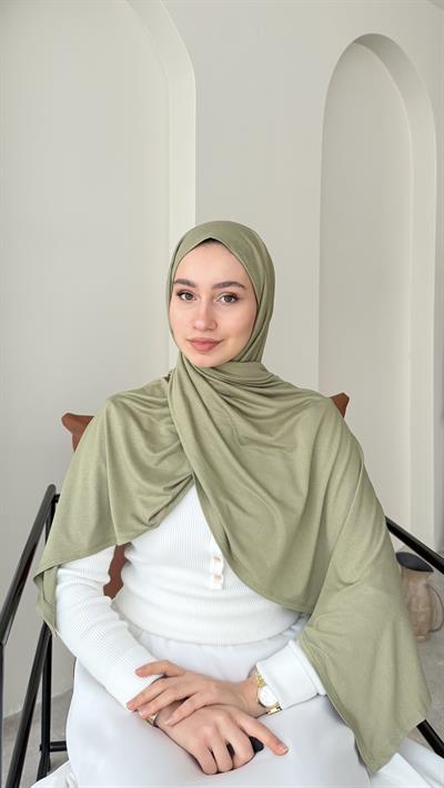 Premium Penye Şal - Soft Yeşil