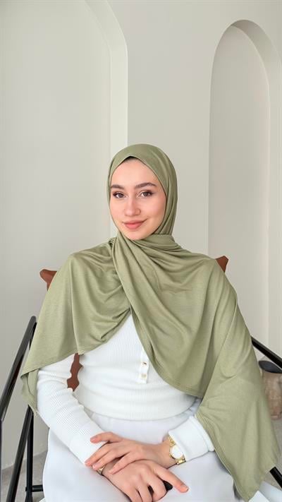 Premium Penye Şal - Soft Yeşil