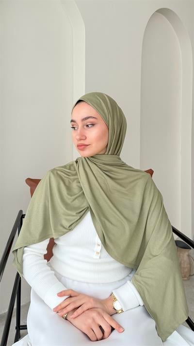 Premium Penye Şal - Soft Yeşil