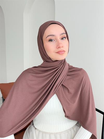 Premium Penye Şal - Tozlu Kahve