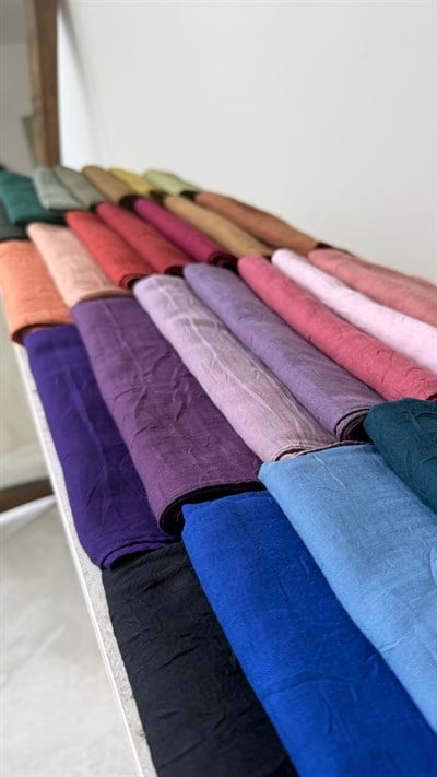 Sare Pamuk Kraş Eşarp - Lila
