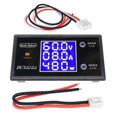 0-100V 10A 1000W Dijital Voltmetre - Ampermetre - Wattmetre