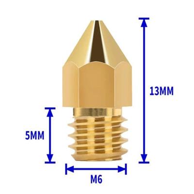 0.6 mk8 pirinç nozzle