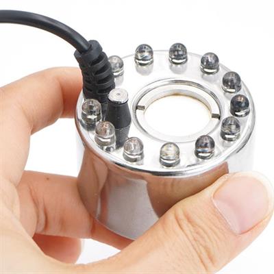 12 Ledli Nem Nozülü Soğuk Buhar 24V Işıklı(Adaptör Hariç)