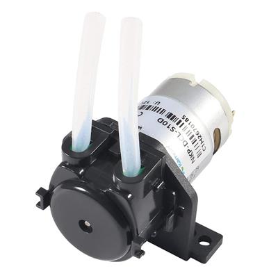 12 V Peristaltik Sıvı Pompası - Dozaj Su Pompası Silikon Tüp - NKP-DCL-S10D Siyah