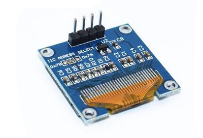 128x64 0.96 İnch I2C Oled Grafik Lcd Ekran 4 Pin(Beyaz)
