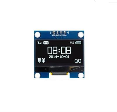 128x64 1.3 inç OLED Grafik Ekran 4 Pin IS-I2C